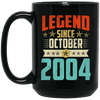 Legend Born October 2004 Coffee Mug 15th Birthday Gifts