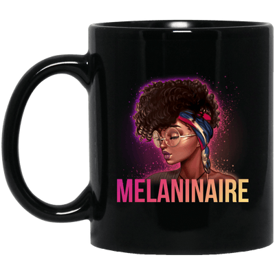 BigProStore Melaninaire Mug African American Coffee Cup For Pro Black Afro Girl BM11OZ 11 oz. Black Mug / Black / One Size Coffee Mug