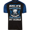 I Was Born To Be A Police T-Shirt Cop Officier Law Enforcement Apparel