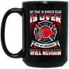 Firefighter Mug My Time In Bunker Gear Is Over Coffee Cup Firemen Gift