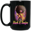 BigProStore Black And Boujee Mug African Coffee Cup Pro Melanin Poppin Afro Girl BM15OZ 15 oz. Black Mug / Black / One Size Coffee Mug