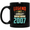 Legend Born January 2007 Coffee Mug 12th Birthday Gifts