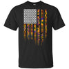 BigProStore African American Flag T-Shirt For Pro Black People Melanin Women Men G200 Gildan Ultra Cotton T-Shirt / Black / S T-shirt