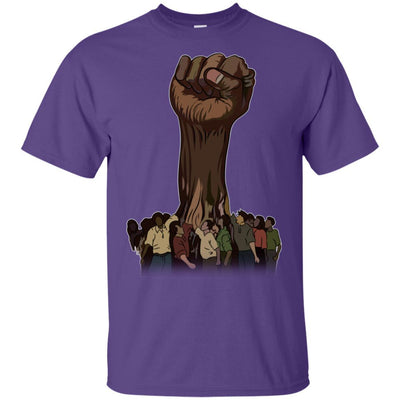 BigProStore African American Black History T-Shirt For Melanin Men Women Afro Girl G200 Gildan Ultra Cotton T-Shirt / Purple / S T-shirt