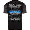Make No Mistake Thin Blue Line T-Shirt Police Officer Cop Tee Gift