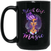 BigProStore Black Girl Magic Coffee Mug African American Melanin Women Cup Design BM15OZ 15 oz. Black Mug / Black / One Size Coffee Mug