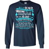 BigProStore Hello Dad Missing My Daddy In Heaven Father's Day Loss Father T-Shirt G240 Gildan LS Ultra Cotton T-Shirt / Navy / S T-shirt
