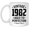BigProStore Vintage 1982 Aged To Perfection Coffee Mug Gifts XP8434 11 oz. White Mug / White / One Size Coffee Mug
