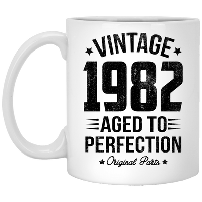 BigProStore Vintage 1982 Aged To Perfection Coffee Mug Gifts XP8434 11 oz. White Mug / White / One Size Coffee Mug