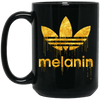BigProStore Melanin Mug African American Coffee Cup Graphic Design For Pro Black BM15OZ 15 oz. Black Mug / Black / One Size Coffee Mug