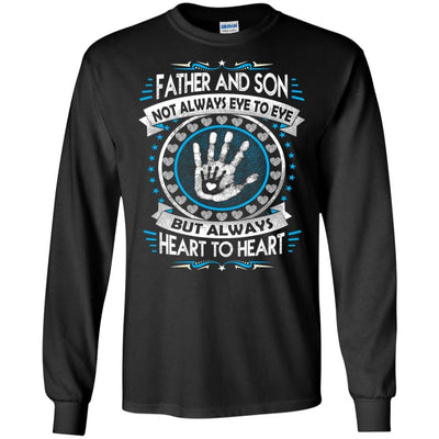 Father And Son Always Heart To Heart T-Shirt Special Father's Day Gift