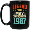 Legend Born May 1987 Coffee Mug 32nd Birthday Gifts