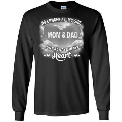 BigProStore My Parents Are My Angel In Heaven T-Shirt Birthday In Heaven Wishes G240 Gildan LS Ultra Cotton T-Shirt / Black / S T-shirt