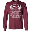 BigProStore I Miss You Dad T-Shirt Happy Birthday In Heaven Cool Father's Day Gift G240 Gildan LS Ultra Cotton T-Shirt / Maroon / S T-shirt