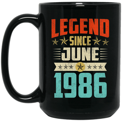 Legend Born June 1986 Coffee Mug 33rd Birthday Gifts
