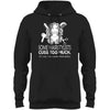BigProStore Some Hairstylists Cuss Too Much T-shirt PC78H Port & Co. Core Fleece Pullover Hoodie / Jet Black / S T-shirt