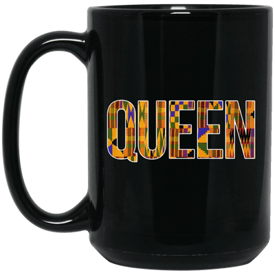 BigProStore Queen Coffee Mug Black Girl Magic Melanin Women Educated Black Queen BM15OZ 15 oz. Black Mug / Black / One Size Coffee Mug