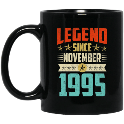 Legend Born November 1995 Coffee Mug 24th Birthday Gifts