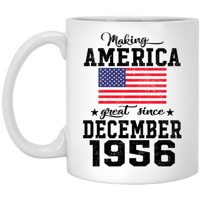 BigProStore Make America Great Since December 1956 XP8434 11 oz. White Mug / White / One Size Apparel