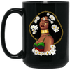 BigProStore African American Pro Black Coffee Mug For Melanin Women Men Afro Girl BM15OZ 15 oz. Black Mug / Black / One Size Coffee Mug