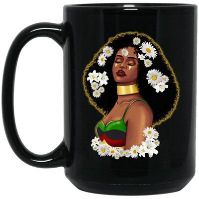 BigProStore African American Pro Black Coffee Mug For Melanin Women Men Afro Girl BM15OZ 15 oz. Black Mug / Black / One Size Coffee Mug