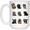 Cool Pug Mug Pug In Many Costumes Gifts For Puggy Puppies Lover