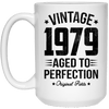 BigProStore Vintage 1979 Aged To Perfection Coffee Mug Gifts 21504 15 oz. White Mug / White / One Size Coffee Mug