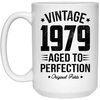 BigProStore Vintage 1979 Aged To Perfection Coffee Mug Gifts 21504 15 oz. White Mug / White / One Size Coffee Mug