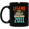 Legend Born July 2011 Coffee Mug 8th Birthday Gifts