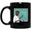 BigProStore Afro Girl Coffee Cup This Is America Pro Black People Funny Mug Design BM11OZ 11 oz. Black Mug / Black / One Size Coffee Mug