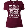 My Wife Is The Sweetest Most Beautiful Psychotic Nurse Funny T-Shirt
