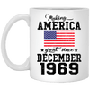 BigProStore Make America Great Since December 1969 XP8434 11 oz. White Mug / White / One Size Apparel