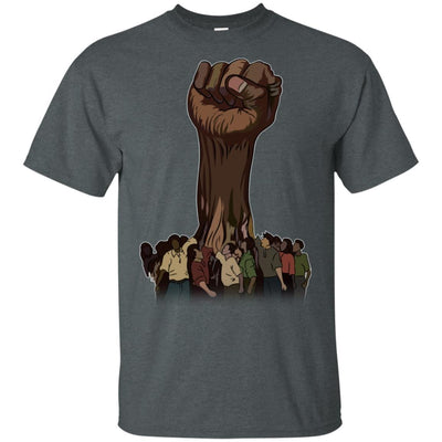 BigProStore African American Black History T-Shirt For Melanin Men Women Afro Girl G200 Gildan Ultra Cotton T-Shirt / Dark Heather / S T-shirt