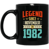 Legend Born November 1982 Coffee Mug 37th Birthday Gifts