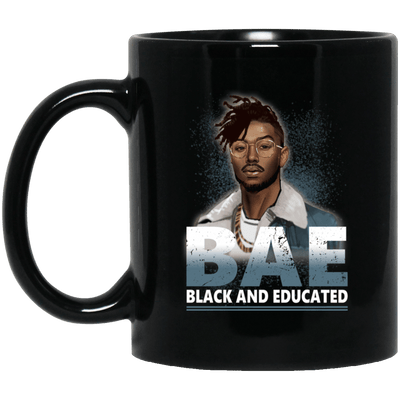 BigProStore Bae Black And Educated Coffee Mug African Cup For Melanin Afro Women BM11OZ 11 oz. Black Mug / Black / One Size Coffee Mug