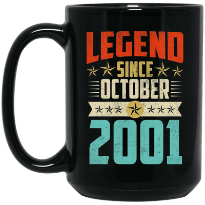 Legend Born October 2001 Coffee Mug 18th Birthday Gifts