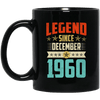 Legend Born December 1960 Coffee Mug 59th Birthday Gifts