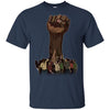 BigProStore African American Black History T-Shirt For Melanin Men Women Afro Girl G200 Gildan Ultra Cotton T-Shirt / Navy / S T-shirt