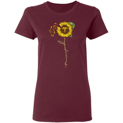 BigProStore Nurse Mug Sunflower You Are My Sunshine Nursing Gifts Maroon / S T-Shirts