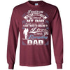 BigProStore I Love And Miss You Everyday Dad Missing Daddy Shirt Father's Day Gift G240 Gildan LS Ultra Cotton T-Shirt / Maroon / S T-shirt
