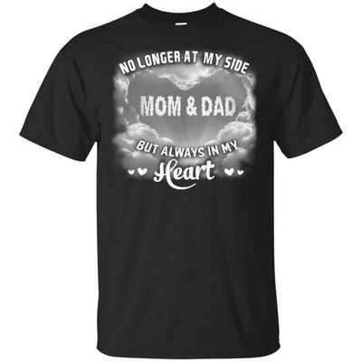 BigProStore No Longer At My Side But Always In My Heart My Parents Angel T-Shirt G200 Gildan Ultra Cotton T-Shirt / Black / S T-shirt