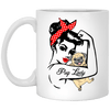 BigProStore Pug Lady Mug Cool Gifts For Women Love Puggy Puppies XP8434 11 oz. White Mug / White / One Size Coffee Mug