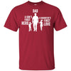 Police Dad T-Shirt Sons First Hero Daughters First Love Cop Tee Gift