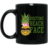 Resting Beach Face Mermaid Coffee Mug Cool Women Girls Gift