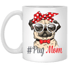 BigProStore Pug Mug Cool Pug Mom Coffee Cup Pug Gifts For Puggy Lovers XP8434 11 oz. White Mug / White / One Size Coffee Mug