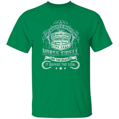 BigProStore Horse Lover Shirt The Love Of Horse Smell T-Shirt For Her Turf Green / S T-Shirts