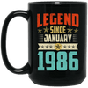 Legend Born January 1986 Coffee Mug 33rd Birthday Gifts