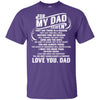 BigProStore For My Dad In Heaven T-Shirt Unique Missing Daddy Father's Day Gift G200 Gildan Ultra Cotton T-Shirt / Purple / S T-shirt