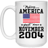 BigProStore Make America Great Since November 2004 21504 15 oz. White Mug / White / One Size Coffee Mug