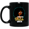 BigProStore Educated Black Queen Mug African Coffee Cup Melanin Poppin Girl Design BM11OZ 11 oz. Black Mug / Black / One Size Coffee Mug